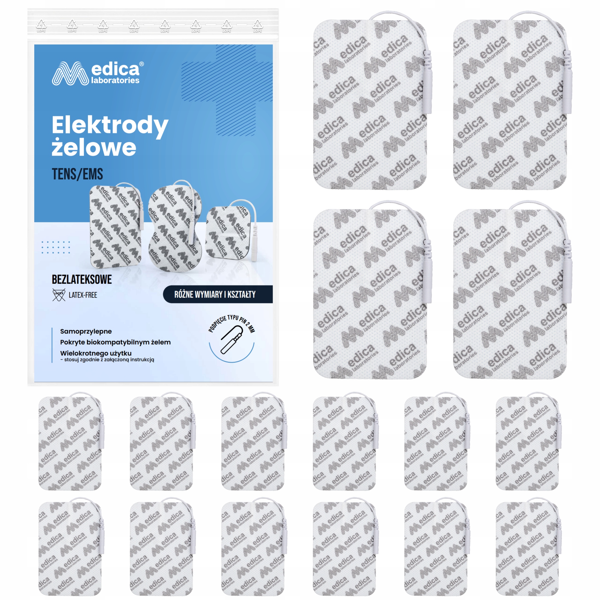 Zawartość zestawu elektrod